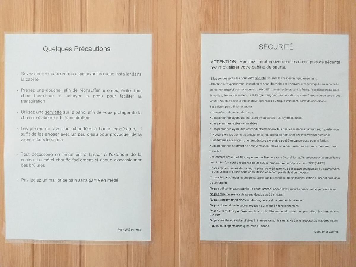 Centre Ville A Pied Appt Avec Sauna, Linge, Wifi, Stationnement Gratuit Vannes Cameră foto